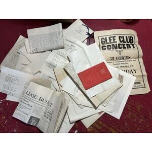 1925 Washington State Normal School Newspaper Programs Baccalaureate Huge Lot